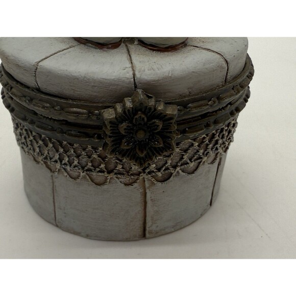 1999 Victorian Collection Jewelry New Box Hinged Trinket Boots Vintage Nostalgic - Picture 3 of 14